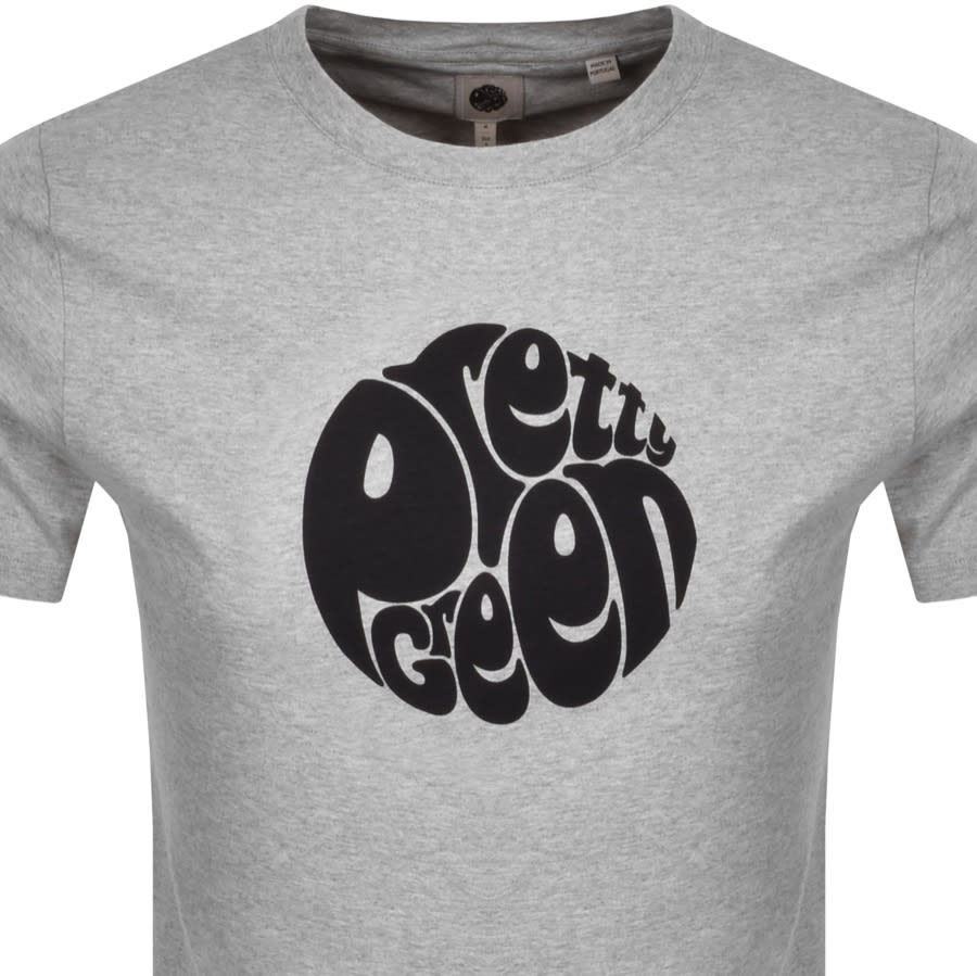Alternative Image for ProductPretty Green Gillespie Logo T Shirt Grey2